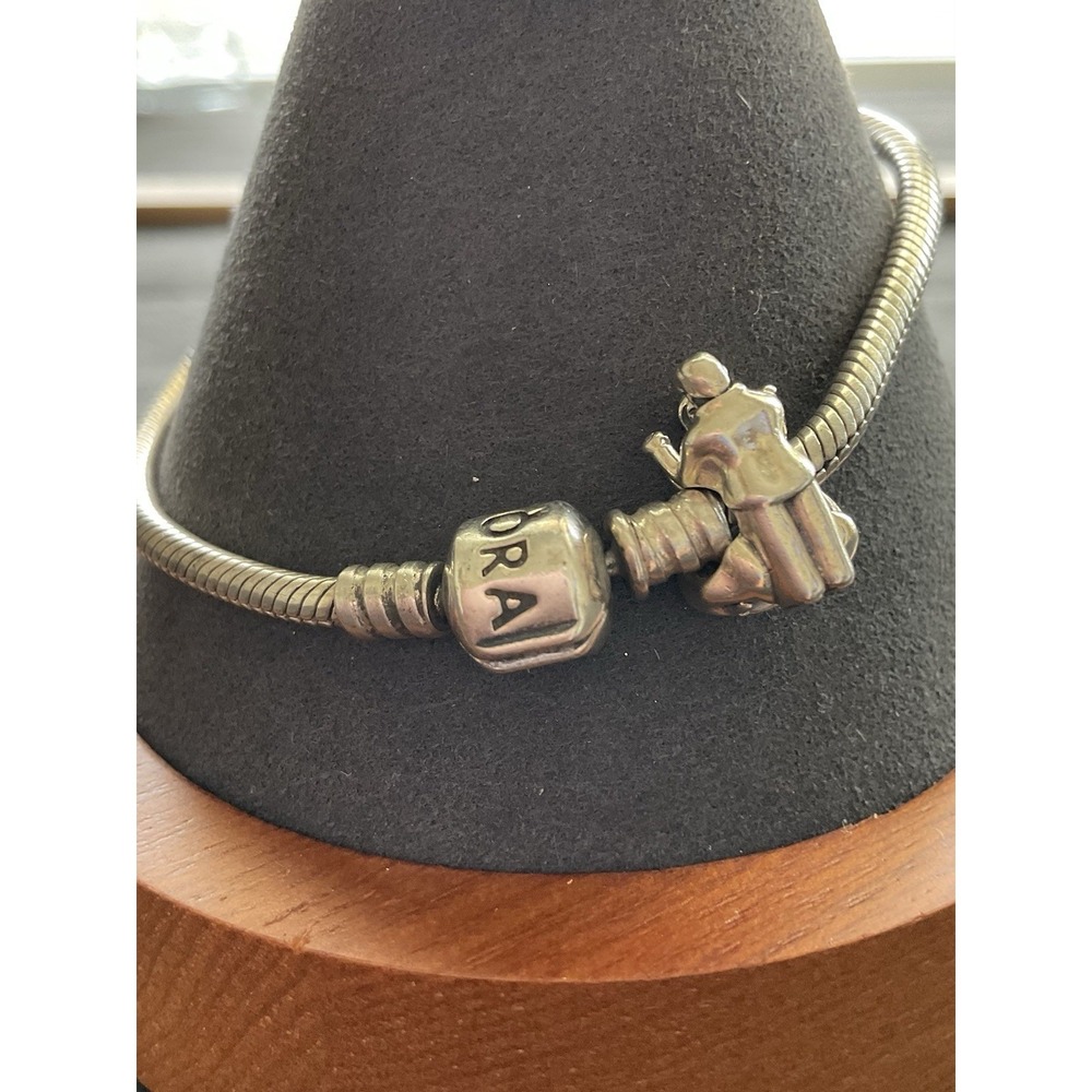 Pandora ALE 925 Sterling Silver Bracelet Wedding Couple First Dance Charm